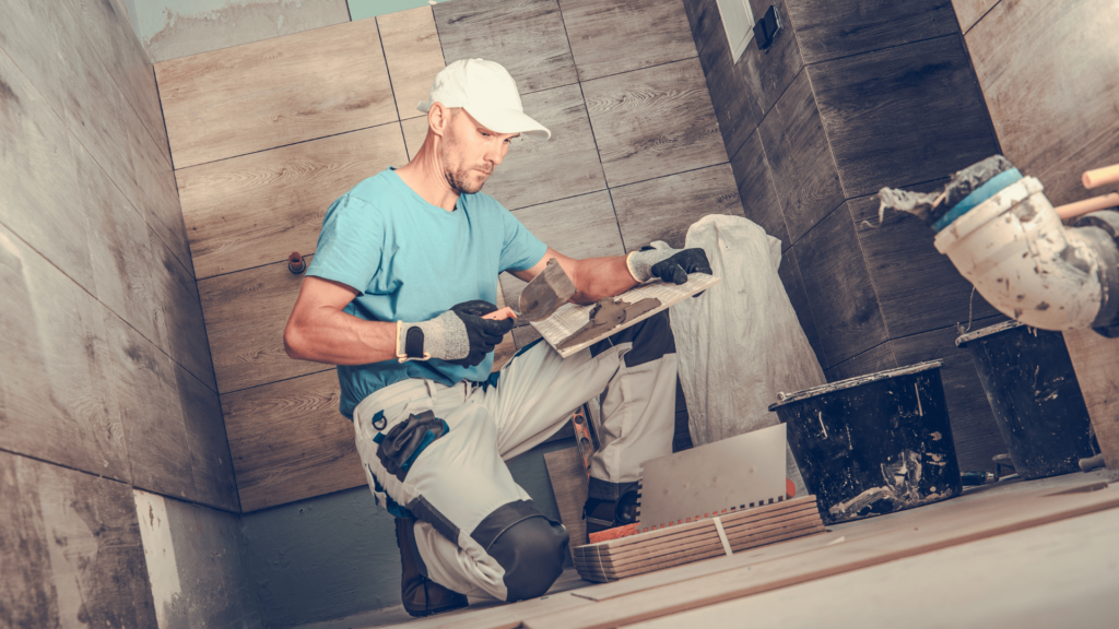 bathroom tiling